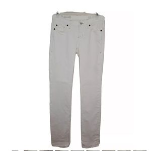 Madewell rail straight jeans white 26
